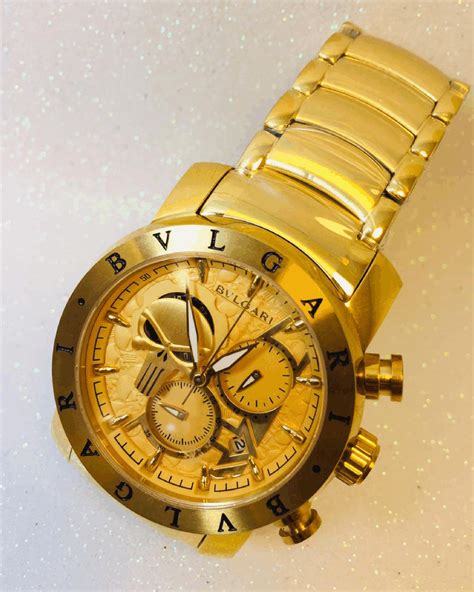 Relogio Bvlgari Original Dourado .